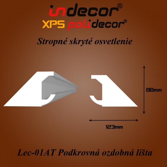 Lec-01AT Podkrovné ozdobné lišty 80x123