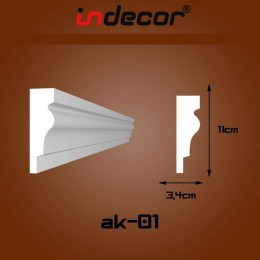 ak-01 vonkajšia ozdobná lišta